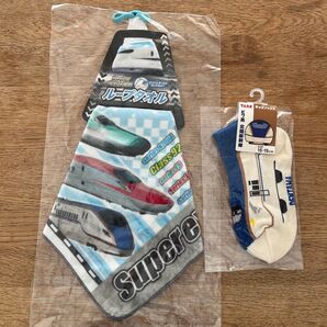 新幹線ループタオル・北陸新幹線靴下セット