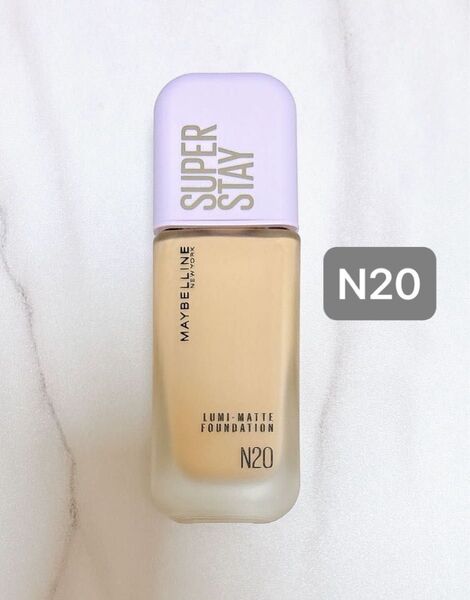 【N20】メイベリン SPステイ ルミマット リキッド ファンデーション 35mL