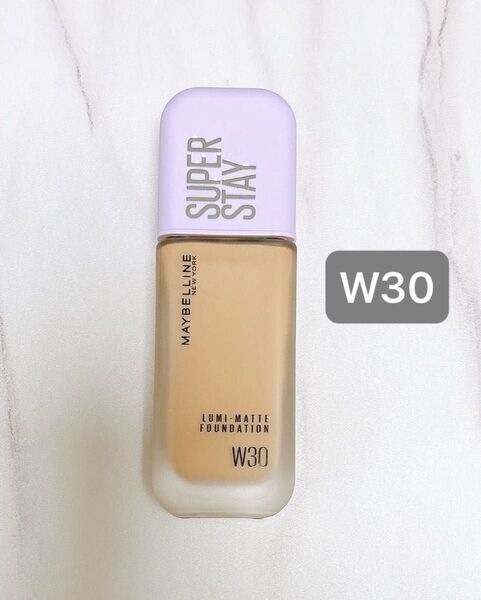 【W30】メイベリン SPステイ ルミマット リキッド ファンデーション 35mL