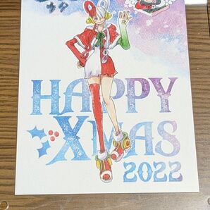 ONE PIECE FILM RED ウタ HAPPY XMAS 2022 ポストカード
