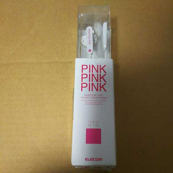 ◇エレコム(ELECOM) イヤホン カナルタイプヘッドホン PINK PINK PINK EHP-PIE10PN4