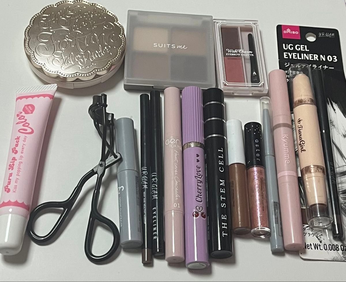コスメ 17点まとめ売り 化粧品 コスメ セット アイシャドウ アイライナー グリッター マスカラ フェイスパウダー アイブロウ