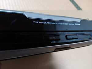 *ADDZEST 7 -inch wide TV CD changer control TVX7650 body only operation not yet decision junk treatment.!*