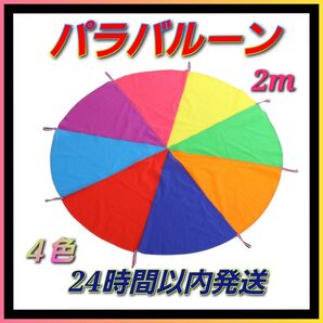 パラバルーン 直径2m 子供 知育玩具 お遊戯会 保育園 幼稚園 イベント