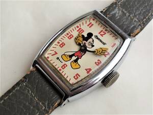 1947 year ~ made INGERSOLL MICKEY MOUSE wristwatch ultimate beautiful goods OH settled 