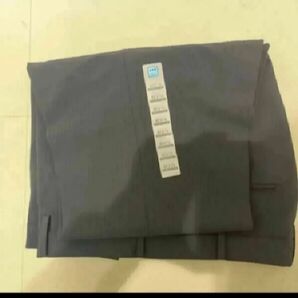 ユニクロ 感動パンツ 82×76 ウールライク ネイビー