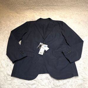 新品】UNIQLO ドライライトウェイトジャケット L ネイビー テーラードジャケット ユニクロ ネイビー アンコン 春夏 2B
