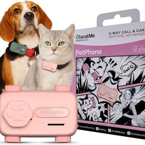 大特価 ペット用GPSトラッカー 犬猫用 AI健康アラート 双方向通話 リアルタイム追跡 新品未使用