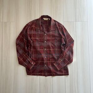 2019SS スタイリストジャパン ストライプオープンカラーシャツ L ブラウン