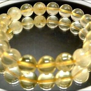 【割引特価】☆高透明☆レモンクォーツ ブレスレット 天然石 パワーストーン③