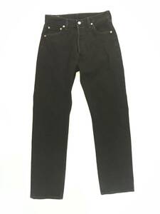 古着 1452 W30 デニム パンツ ビンテージ 80 70 60 USA vintage リーバイス Levi's ジーンズ 501 ダメージ ヒゲ black ブラック