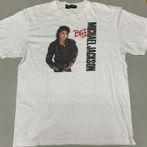 MICHAEL JACKSONマイケルジャクソン バッド　BAD Tシャツ　XLサイズ オーバーサイズ　ビッグシルエット_画像1