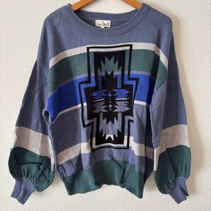 チチカカ ネイティブ柄 コットン セーター