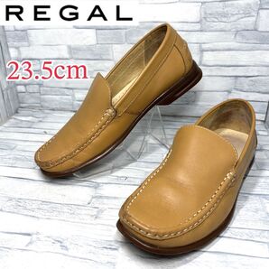 REGAL CLUB リーガル ローファー スリッポン キャメル 23.5cm