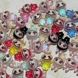 ラブブ クリア ラメ ポップマート MIX 【スプーン1杯分 ネイルパーツ】