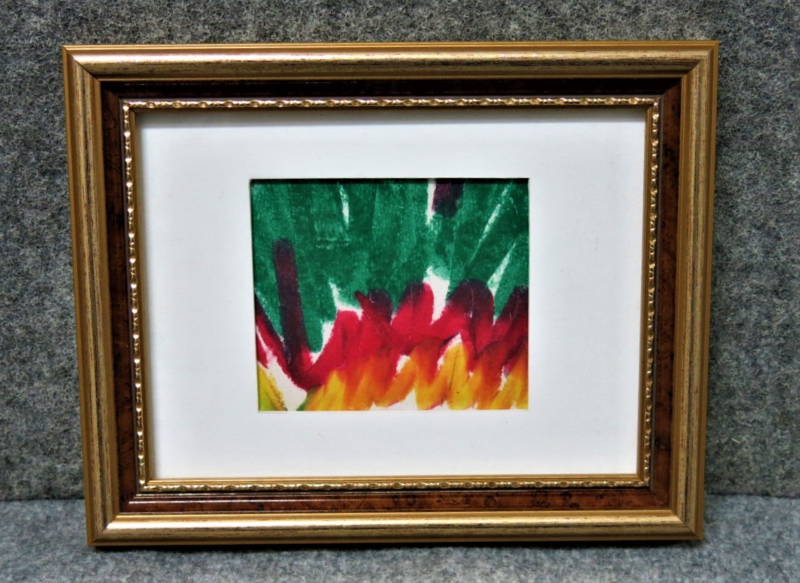 Pintura original de Alexander Imai Perseida Meteor B enmarcada maestro de pintura abstracta atípica, cuadro, pintura al óleo, pintura abstracta