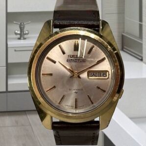 ヴィンテージ/1971年03月 SEIKO 5アクタス 7019-7040 腕時計 21石 自動巻き デイデイト 文字盤/シルバー