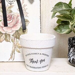 英文字 リメイク鉢