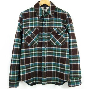 ■FIDELITY フィデリティ × WOOLRICH ウールリッチ CPO JACKET / アイメックス / ウール チェック CPO シャツ ジャケット size M / USA製