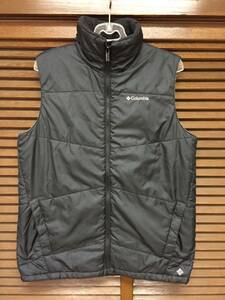 Colombia Boys and Girls' Thermal Reflective Warm Vest 黒 １４/１６ ＵＳＥＤ 中綿ベスト OMNI-HEAT