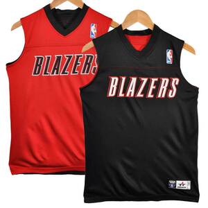 Alleson NBA Portland Trail Blazes Breasable Practisbibs Баскетбольный танк -танк Top Top Ladies M (22131)