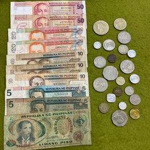 外国旧紙幣 硬貨 フィリピン 旧紙幣コインセット 硬貨の状態要注意