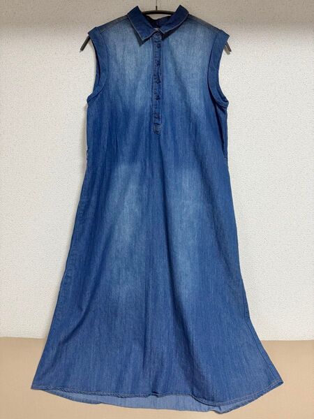 FOREVER 21 ノースリーブデニムワンピース S
