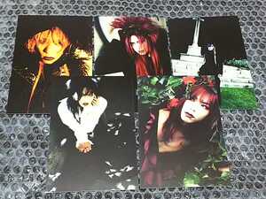 DIR EN GREY ポストカード セット ② 初期 /検 sukekiyo 京 薫 Toshiya MISSA MADARANINGEN The Zemeckises Tシャツ PHALARIS 19990120