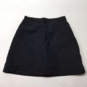  free shipping *AZUL by moussy azur bai Moussy * tight skirt suede * lady's S size * black #21008sj62