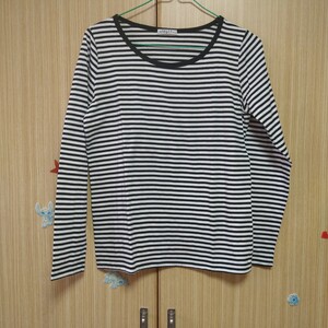 長袖Tシャツ ボーダーカットソー