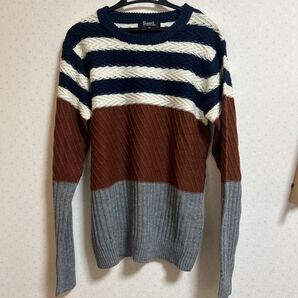 ALL ORDINARIES ストライプニット Mサイズ