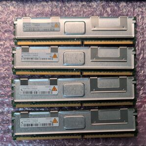 【4枚/計8GB】Qimonda DDR2 2GB 667MHz ECC FB-DIMM PC2-5300F サーバー用メモリ