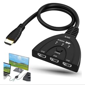 【美品】HDMI 切替器 3入力1出力 セレクター HDMI分配器 分配器