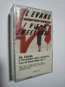 [ cassette tape ] GIL EVANS & MONDAY NIGHT ORCHESTRA / * new goods unopened * LIVE AT SWEET BASIL VOL.2 US version giru* Evans HIRAM BULLOCK