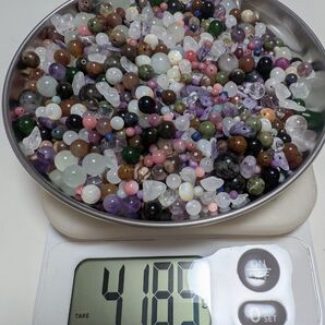 ビーズまとめ売り418g