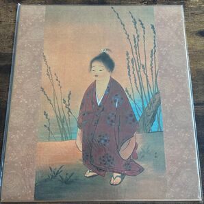 日本画 色紙 横山大観 無我 雛人形 絵画 2枚セット