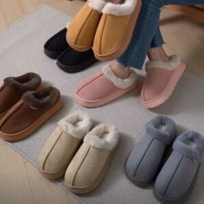 購入前に必ず質問ください ルームシューズ ムートン ソール付き