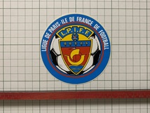 古い フランスのステッカー： LPIFF サッカー デザイン 広告 ビンテージ +Ha_画像2