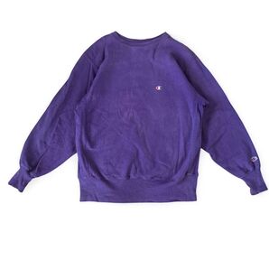 【Reverse Weave】チャンピオンリバースウィーブ トレーナー 希少な紫色 ヴィンテージ USA製 スウェット