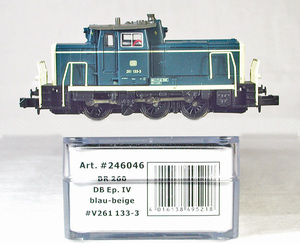 CONRAD(HOBBYTRAIN)#246046 DB( old west Germany National Railways ) BR260 diesel locomotive (taru Kiss painting )