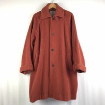 ビンテージ 90s【ワイド コート】日本製 キャロット ウール ユニセックス レディース 古着 女子 XL メンズ ビッグシルエット ゆったり Y2K_画像2