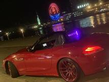 Valkyrie style BMW Z4 E89 専用　ウィンドディフレクター　Mperformance文字　LEDブルー._画像10