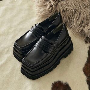 【新品未使用】【darich】プラットフォームローファー XL