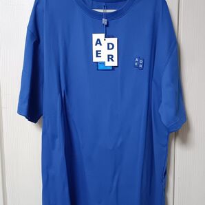 ADER error Tシャツ 韓国現地店舗購入品 サイズL ブルー