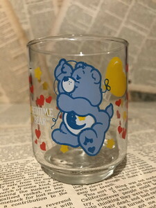 ☆1980年代/ケアベア/ミニグラス②Care Bears/ファンシートイUSA即決ビンテージ☆