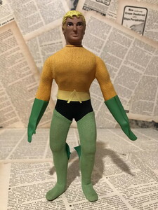 ☆1970年代/mego/8インチフィギュア/アクアマン/Aquaman/即決ビンテージUSA/レア/DCヒーロー/DCコミック