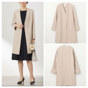 2024年★未使用タグ付き★大きいサイズ エニシス サイズ4 カラーレスコート