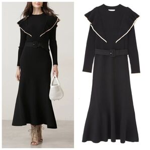 2021AW★美品 ピンキー&ダイアン マーメイドニットワンピース サイズ38