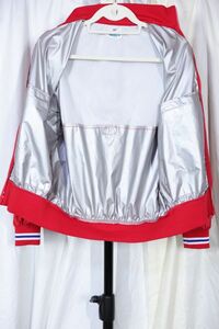  Champion хорошо M верхняя одежда красный нейлон ветровка жакет champion обратная сторона aluminium покрытие тренировка sauna диета +y+.