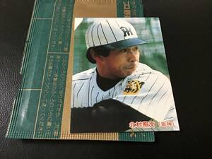 未開封開封品　カルビー85年　北村（阪神）No.91　プロ野球カード　レアブロック　美品